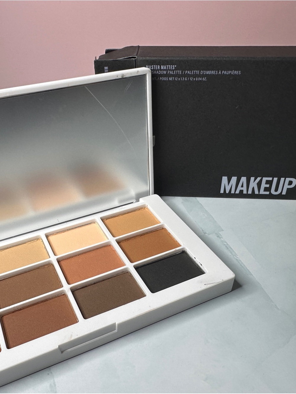 Makeup by Mario Neutral Matte Eyeshadow Palette - Warm Browns & Black